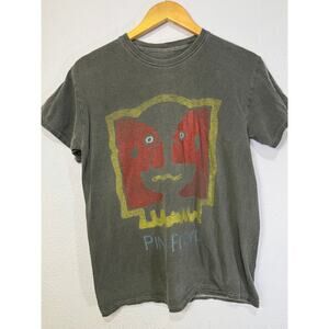 Pink Floyd Division Bell T Shirt Gray White Stitching Size Small/Medium Rock